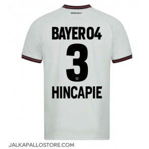 Bayer Leverkusen Piero Hincapie #3 Vieraspaita 2023-24 Lyhythihainen